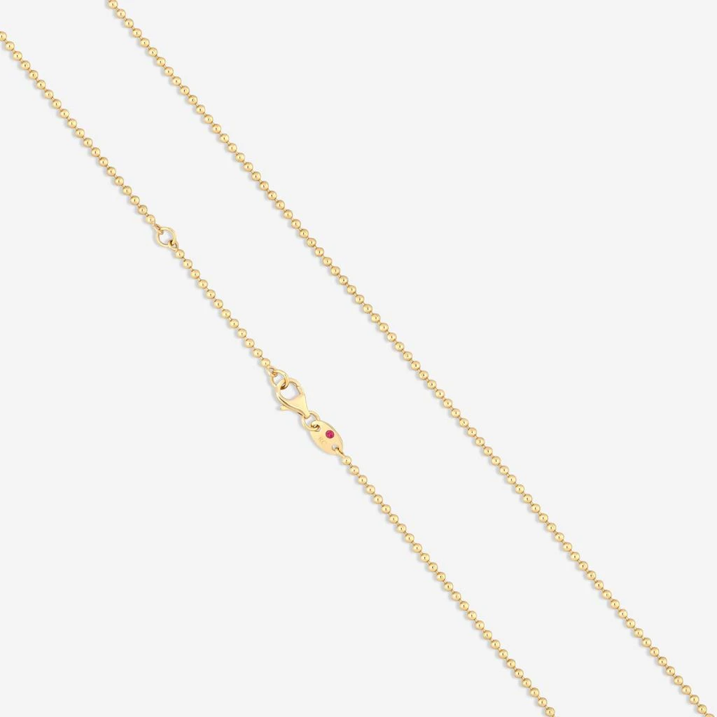 Roberto Coin Roberto Coin Love in Verona 18K Rose Gold Diamond & Blue Lapis Pendant Necklace 8883126AX17X 3