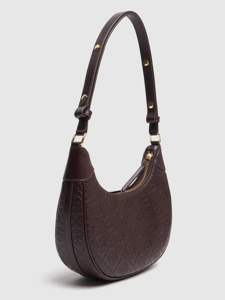 Tory Burch T Monogram Leather Crescent Bag 5