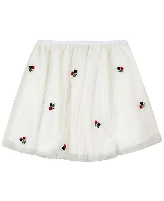 Tartine et Chocolat Girls' Hand Embroidered Floral Tutu Skirt - Little Kid, Big Kid 1