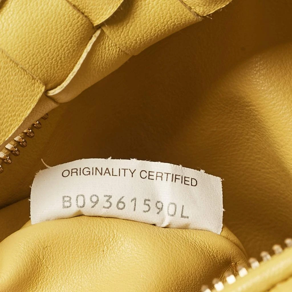 Bottega Veneta Bottega Veneta Yellow Intrecciato Leather Mini BV Jodie Bag 9