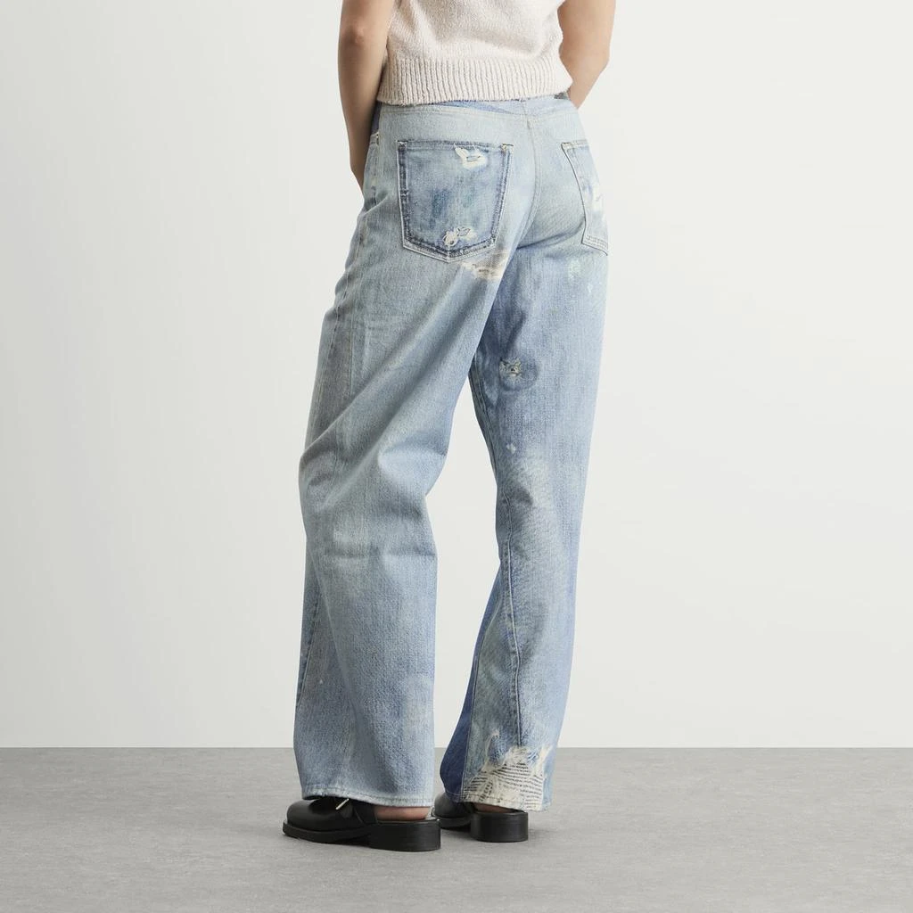 Our Legacy Our Legacy Wide Leg Distressed Jeans 3