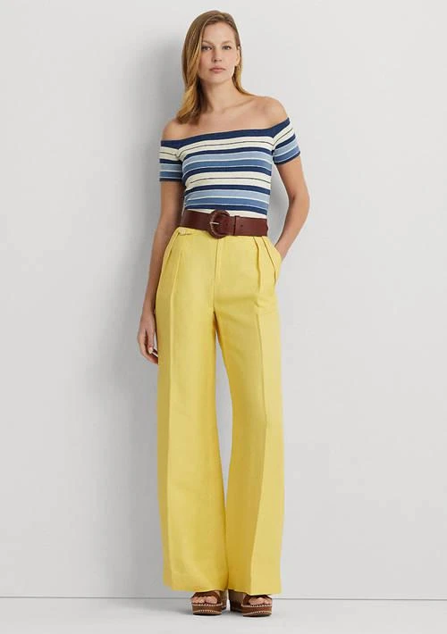 Ralph Lauren Ralph Lauren Striped Off The Shoulder Sweater 4