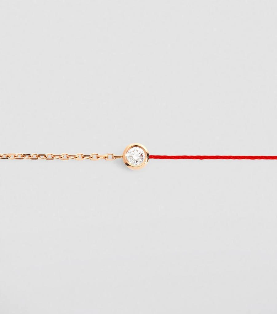 Redline Rose Gold and Diamond Pure Half-Chain Bracelet 2