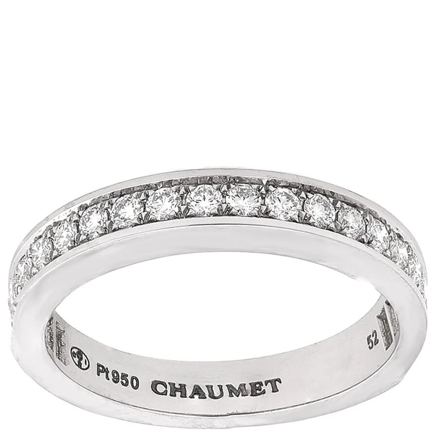 Chaumet Platinum Diamond Pave Josephine Aube Printaniere Wedding Band 3