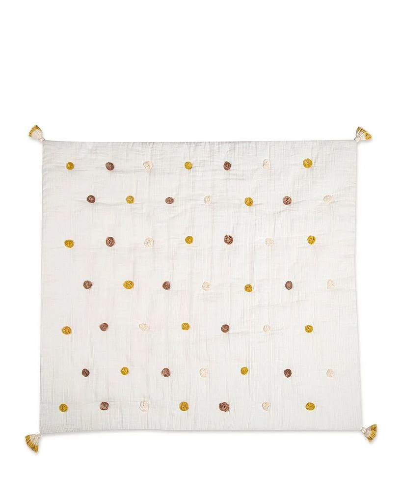 Crane Baby Kendi Pom Pom Quilted Blanket - Ages 0-36 Months 2