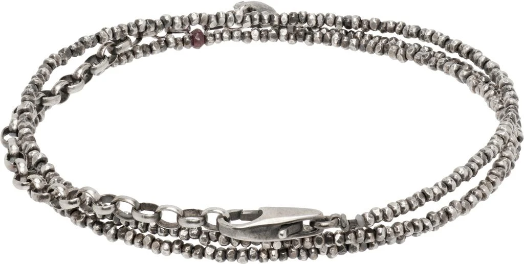 Title of Work Beaded Chips Multi Wrap Bracelet 2