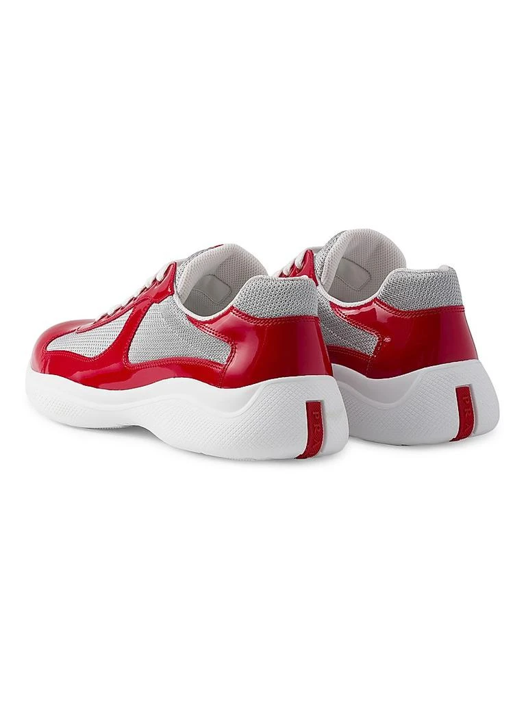 Prada Patent Leather and Technical Fabric Prada America's Cup Sneakers 3
