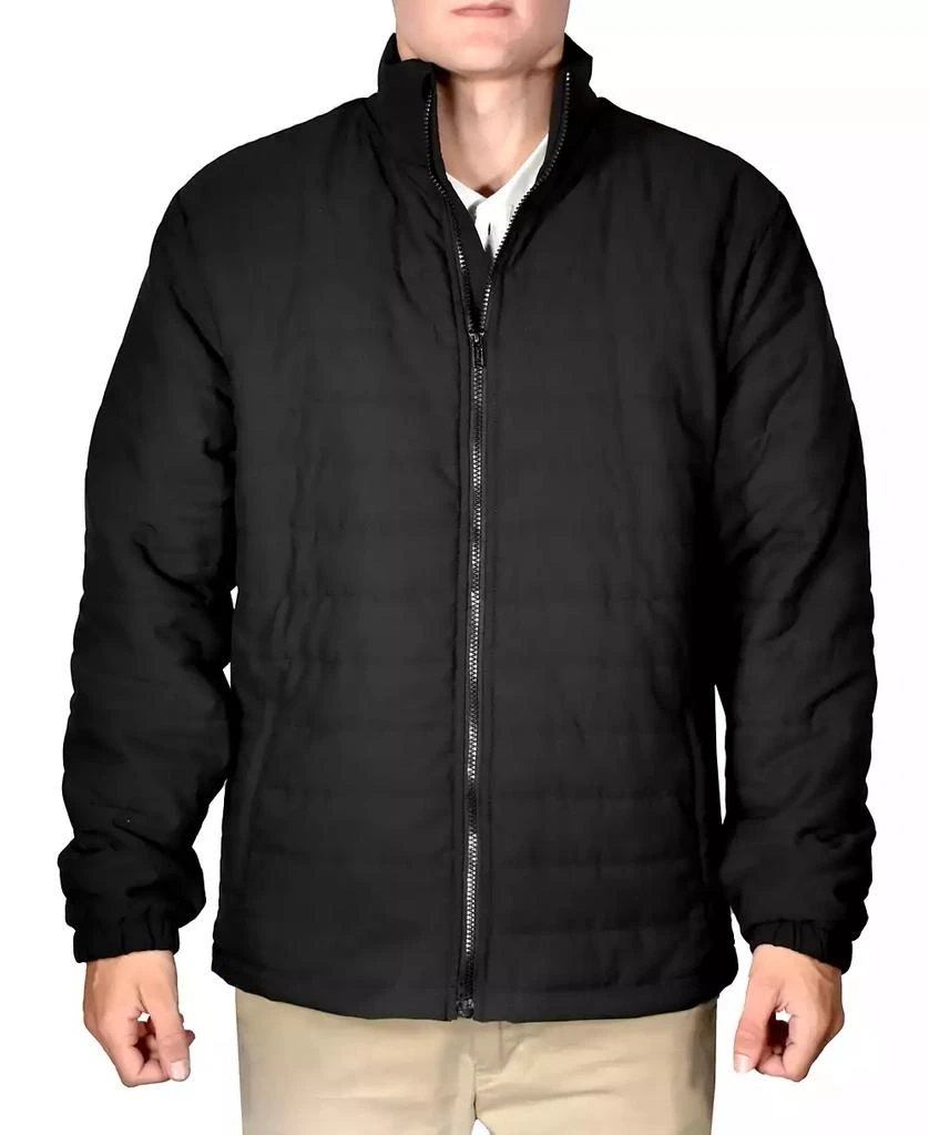 Vintage 1946 Men's Quilted Full-Zip Stand-Collar Puffy Jacket 1