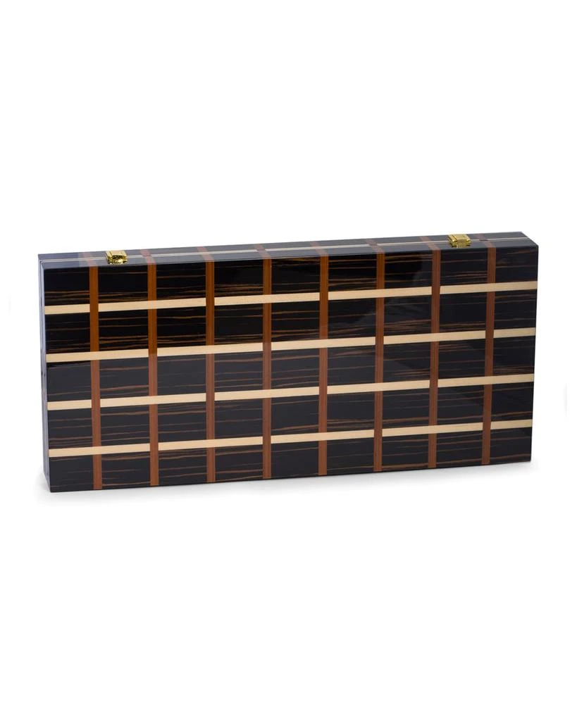 Bey-Berk Art Deco Travel Backgammon Set 2
