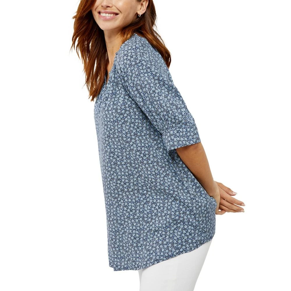 A Pea in the Pod Printed Peasant Maternity Top 3