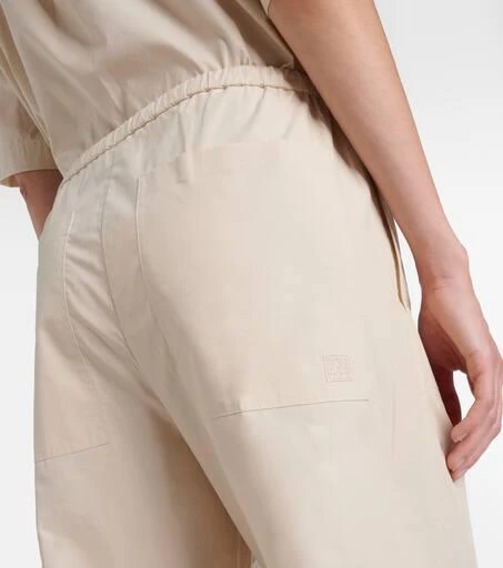 Totême High-rise cotton wide-leg pants 6