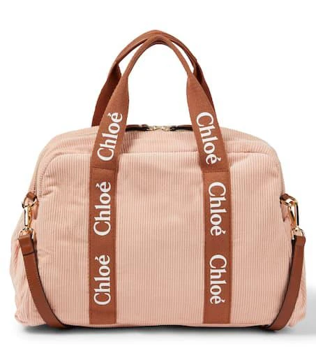 Chloé Baby corduroy changing bag and pad set 1