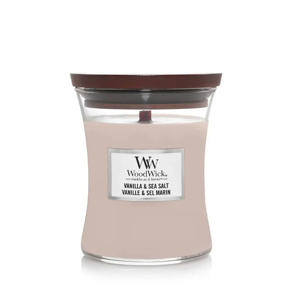 Woodwick WoodWick - Vanilla and Sea Salt Large Hourglass