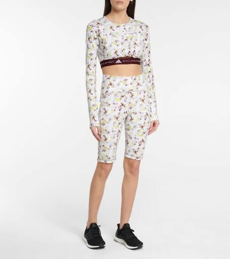 Adidas Future Playground floral crop top 2