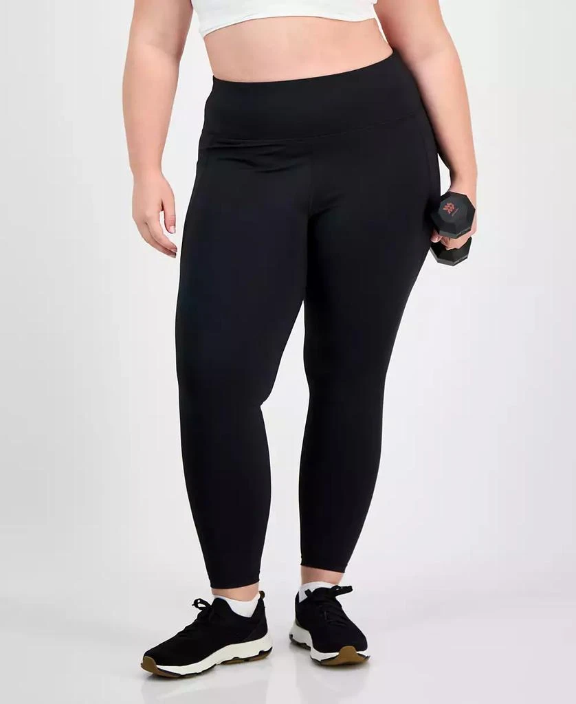 ID Ideology Plus Size Compression 7/8 Leggings, Created for Macy's 3