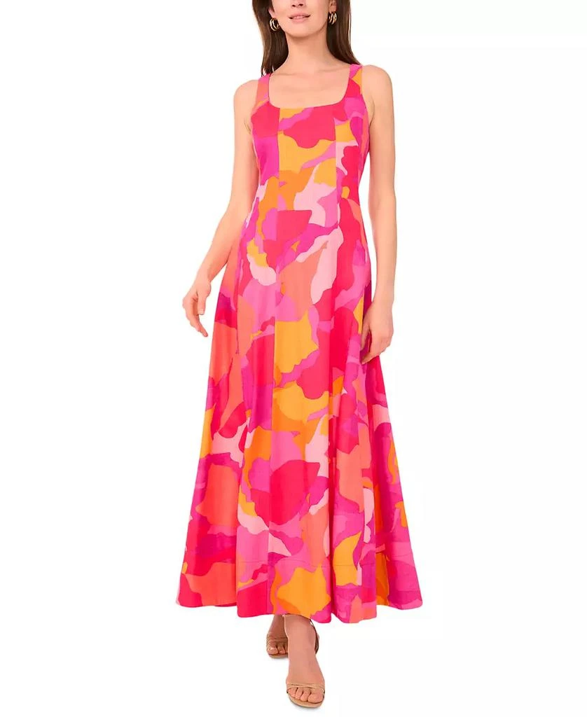 chinese dress ladies Linen Maxi Beach Dress Livia XXS / Cloudy Blue main image 1