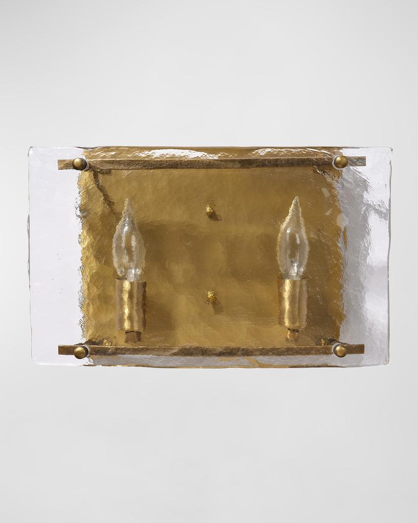 Jamie Young Glenn Glass Double Wall Sconce