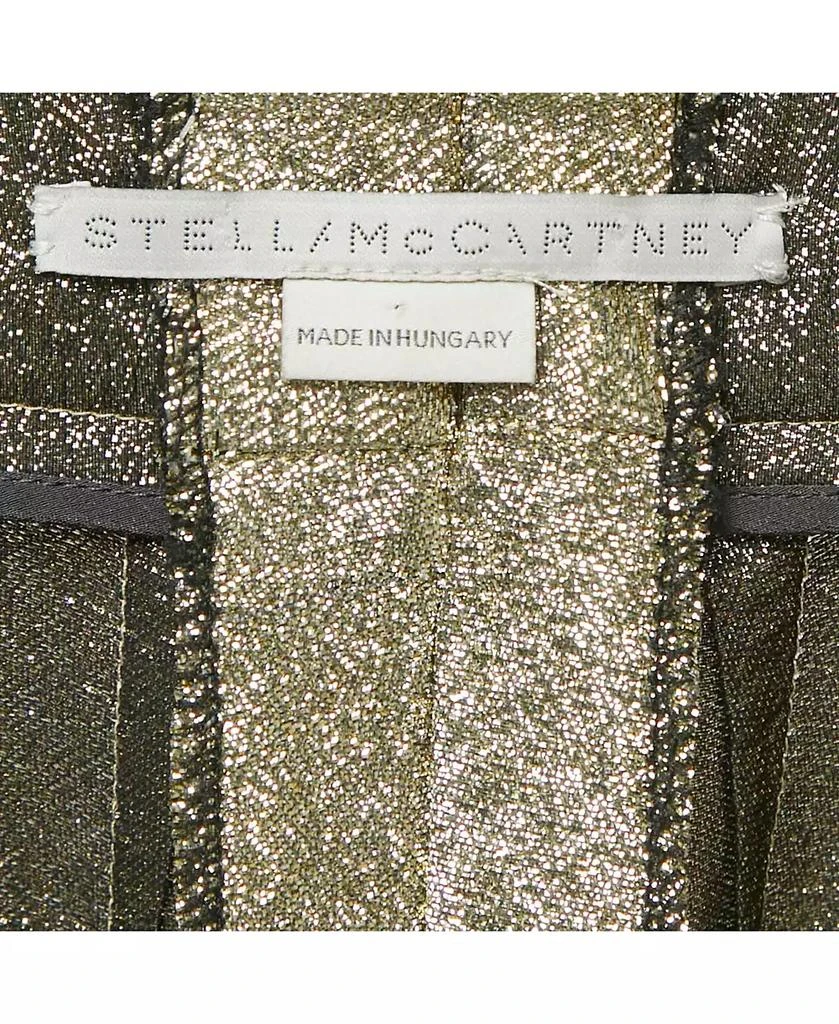 Pre-Owned Stella McCartney Women's Metallic Lurex Jogger Trousers 5