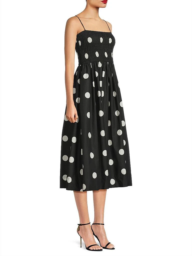 Ciao Lucia Mael Polka Dot A-Line Midi-Dress 4