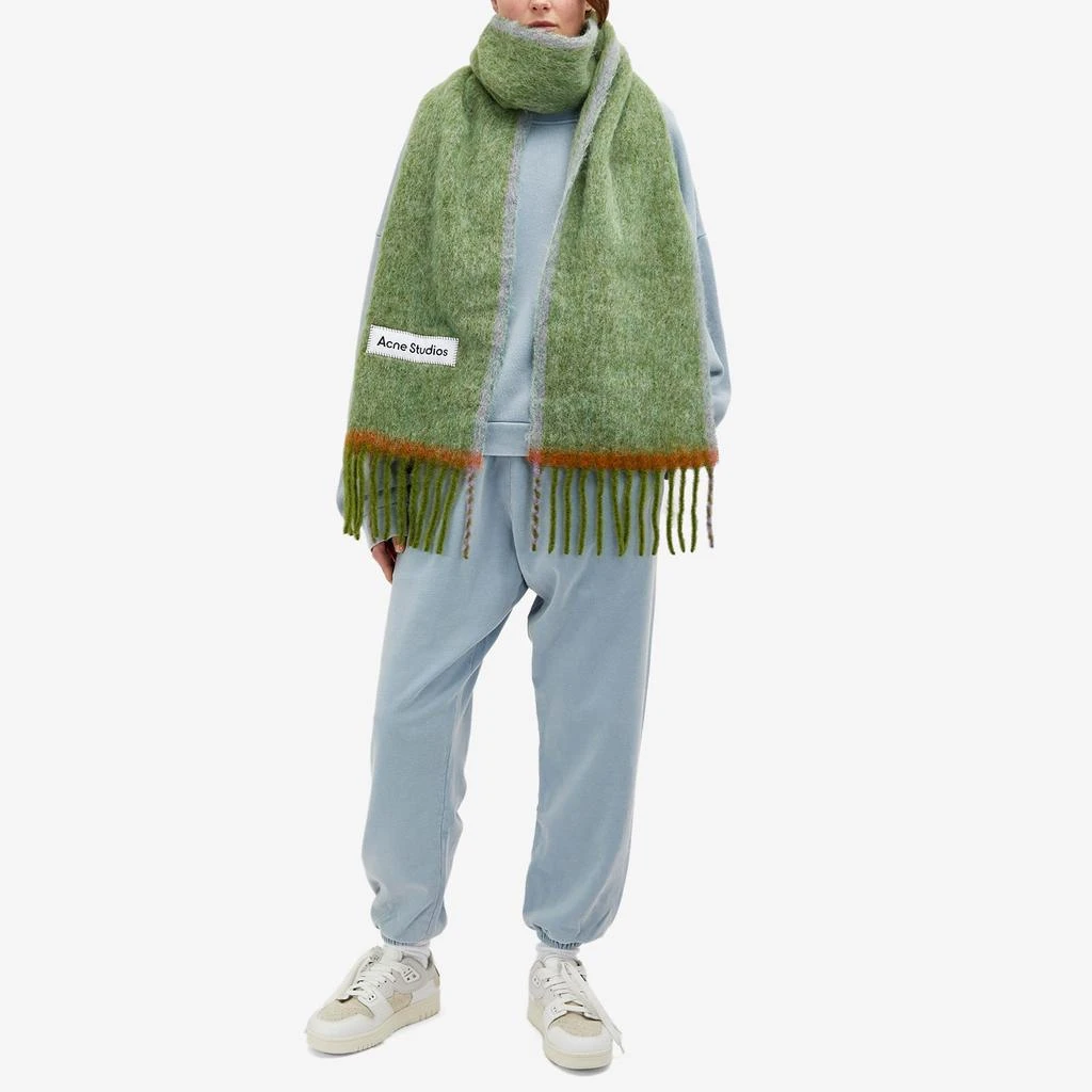 Acne Studios Acne Studios Vally Solid Logo Scarf 4