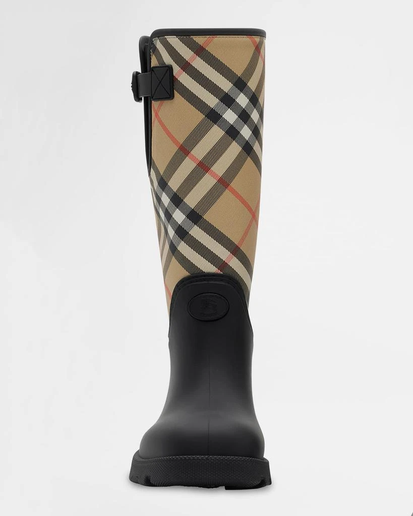 Burberry Marsha Stamp High Synthetic Rubber Rain Boots 2