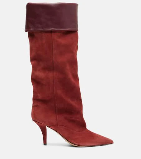 Paris Texas Ines 75 suede knee-high boots 4