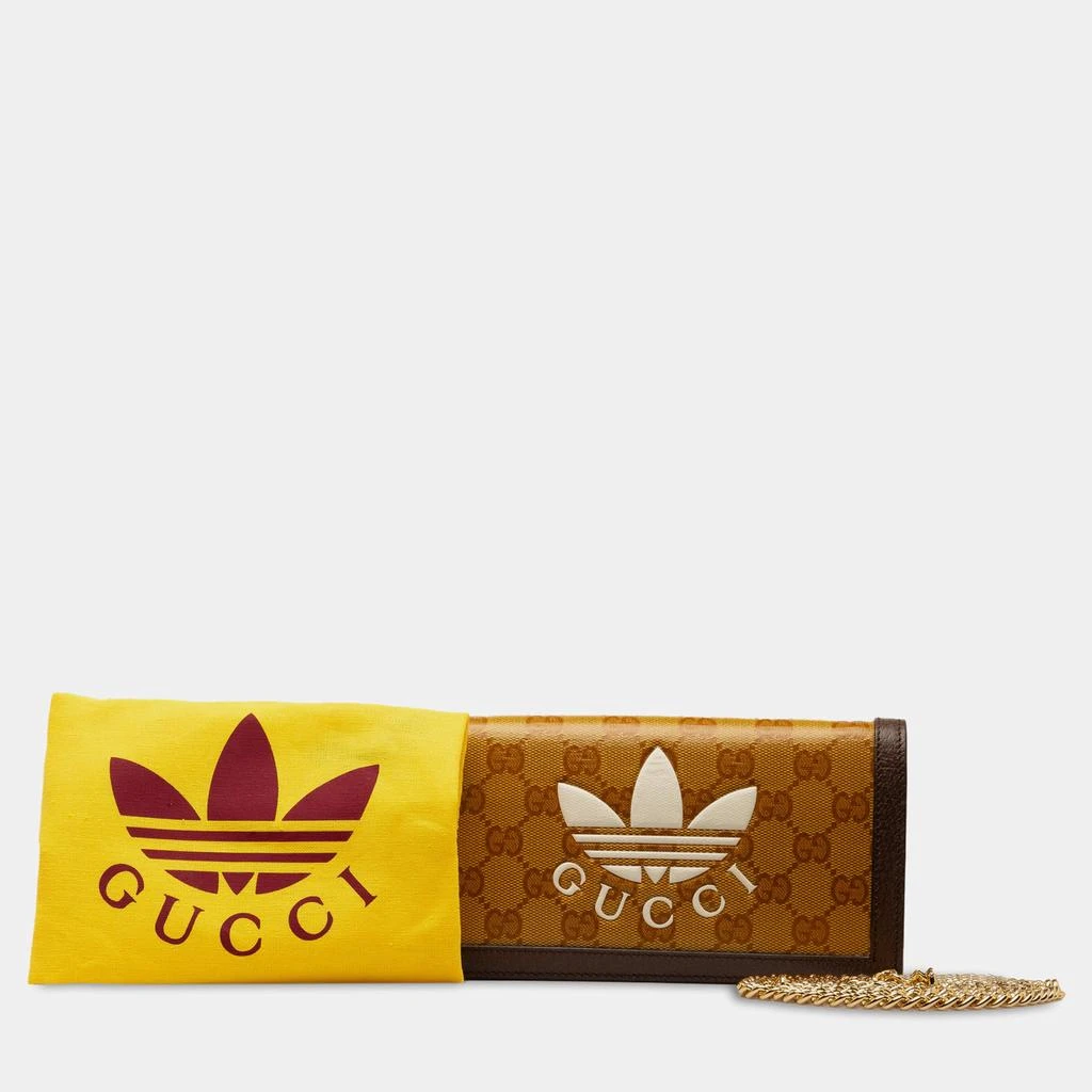 Gucci Gucci x Adidas GG Supreme Wallet on Chain 6