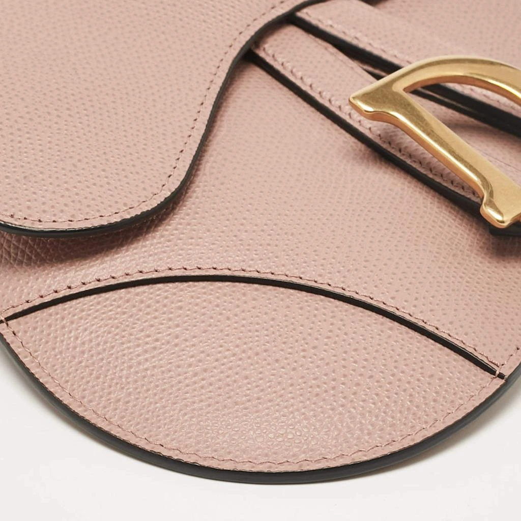 Dior Dior Pink/Black Leather Saddle Belt Bag 10