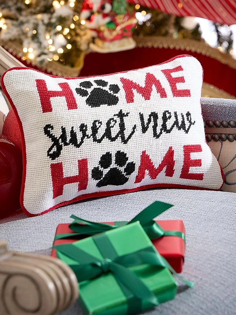C
F Home Home Sweet New Home Needlepoint Pillow