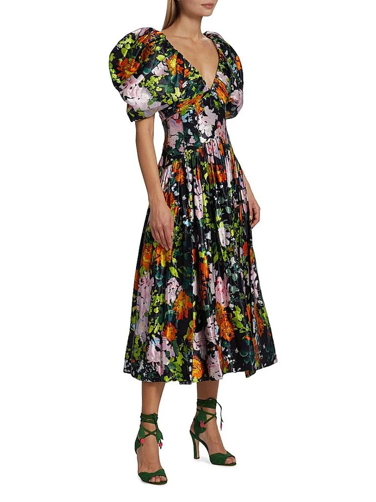 chinese dress ladies Wrap Linen Midi Dress main image 1