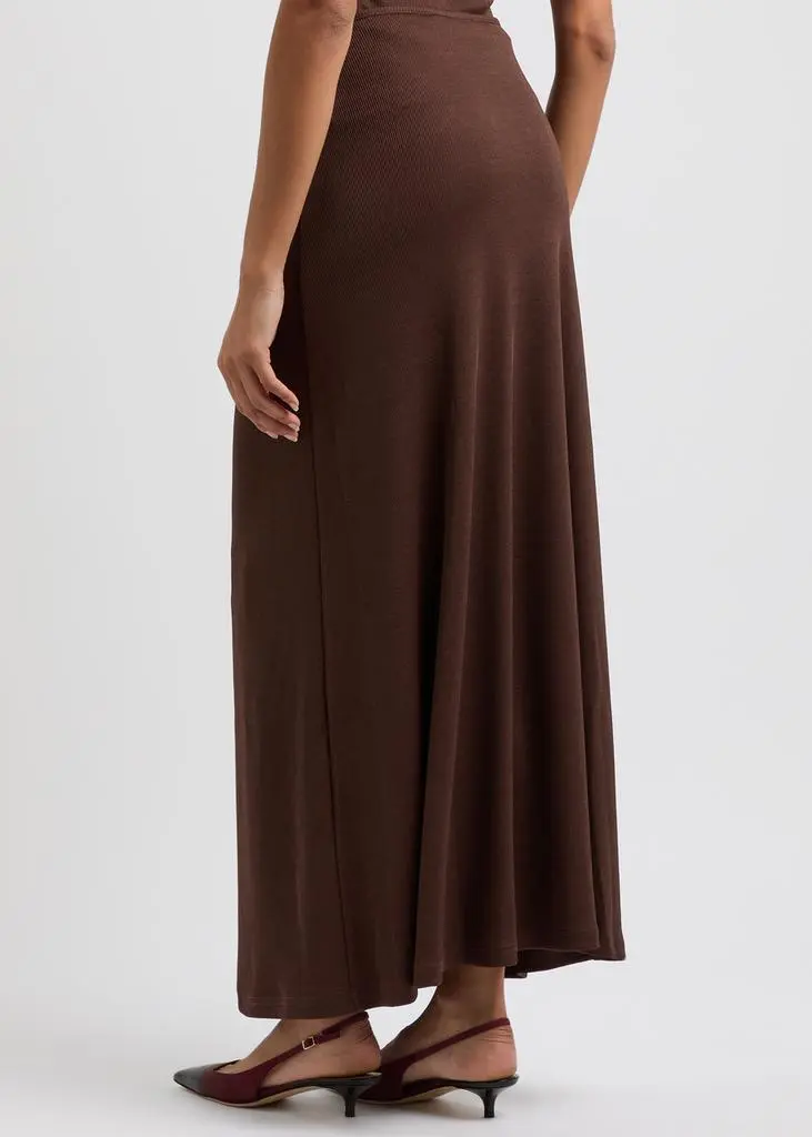 Christopher Esber Spiral Crystal stretch-jersey maxi skirt 3