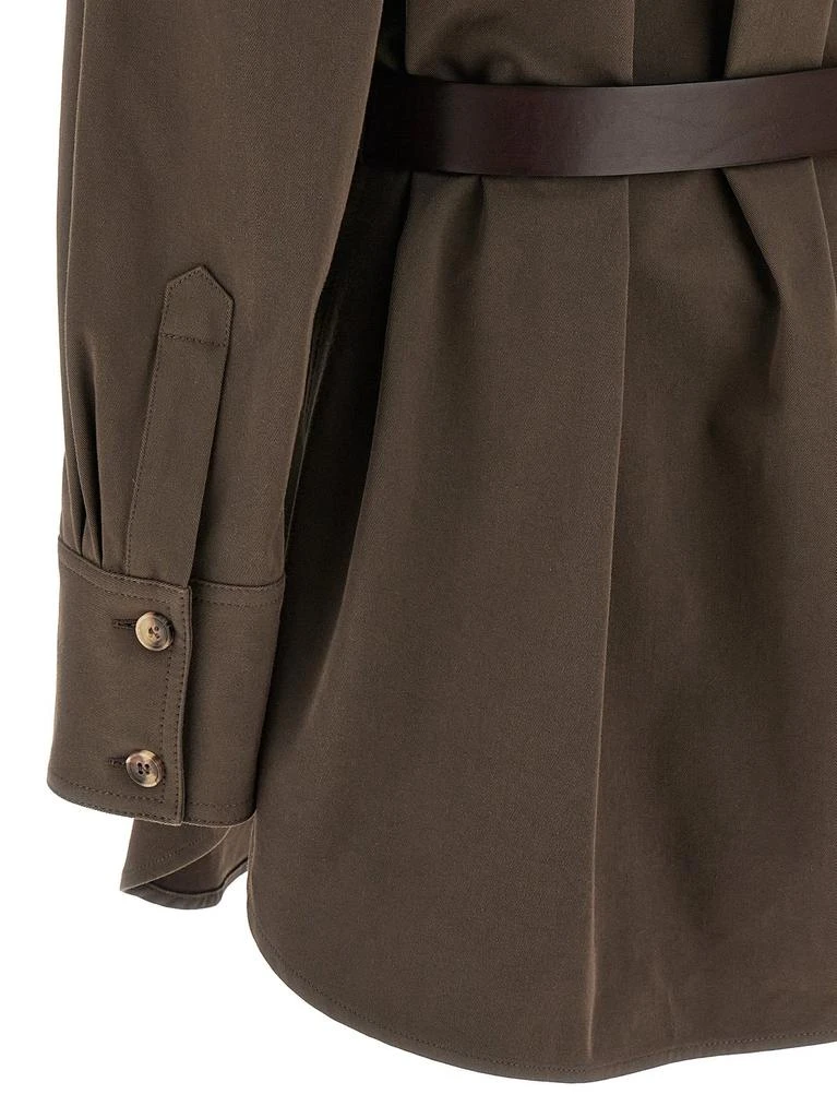 Yves Saint Laurent Saint Laurent Saharienne Belted Overshirt 4