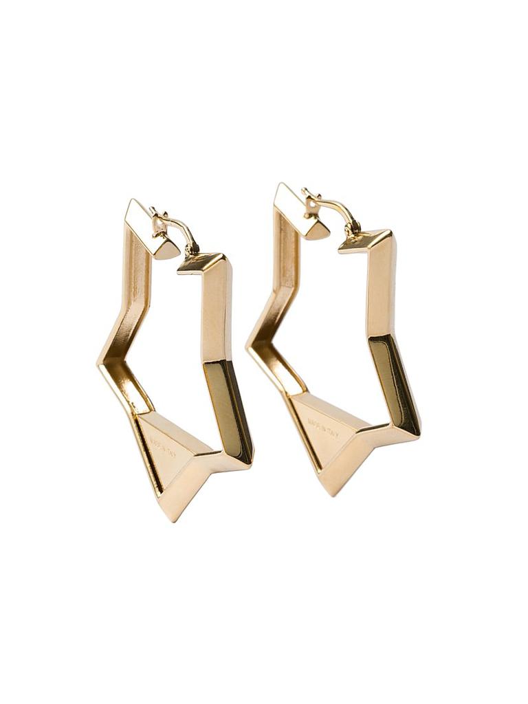 【PRADA】Gold /Steel Gray l earrings Prada Metal Earrings - Fashion Accessories - Free Shipping