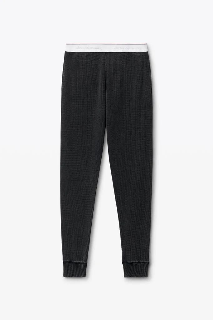 Alexander Wang jogger pant in waffle-knit cotton stretch 2