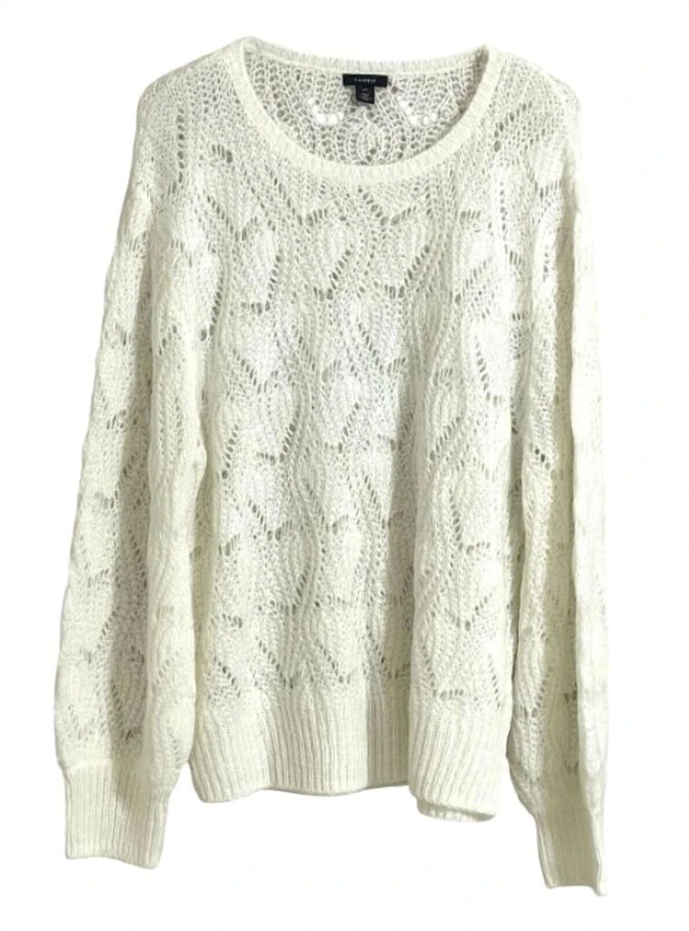 Halogen Halogen - Open Knit Wool Blend Sweater 1