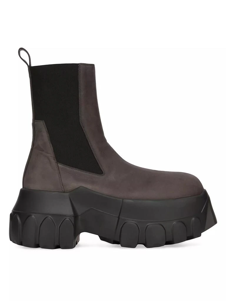 Rick Owens Beatle Mega Tractor Leather Boots - Boots - Free  