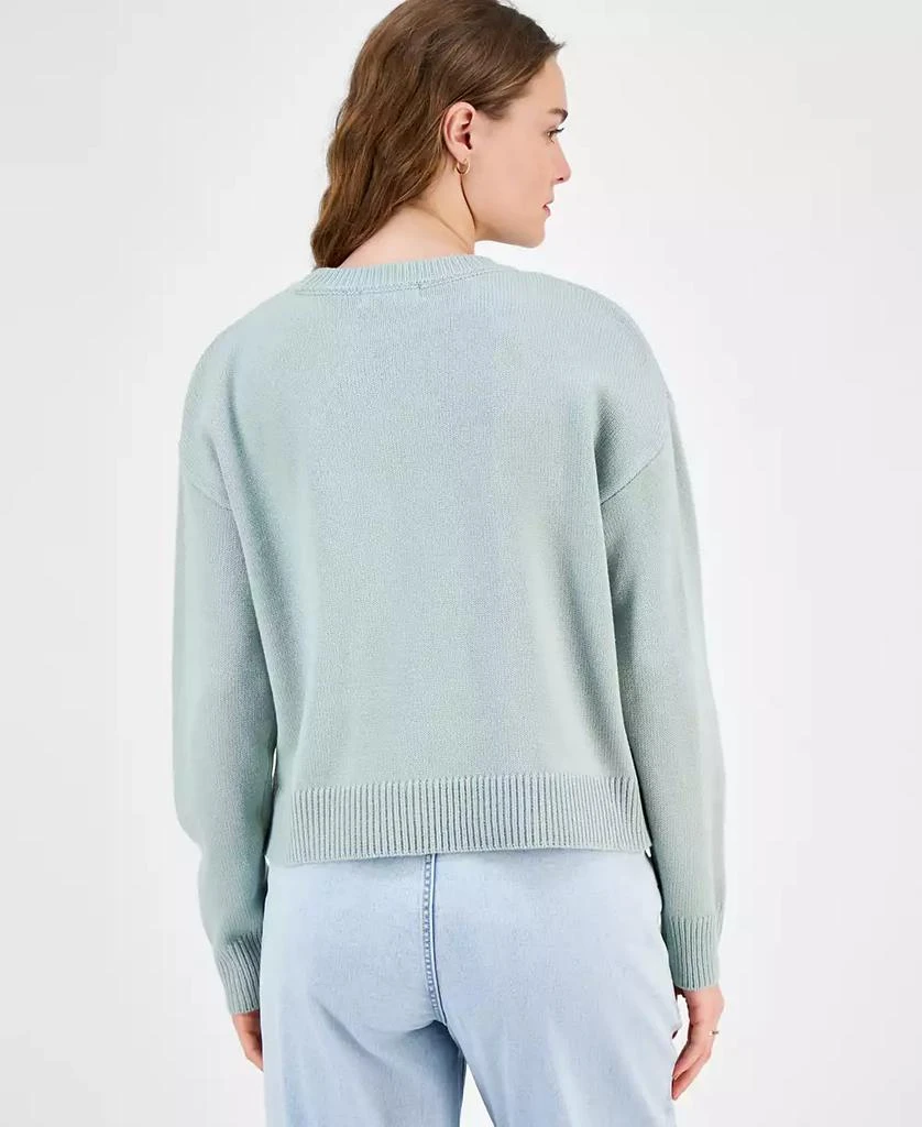 Hooked Up by IOT Juniors' Novelty Verbiage Sweater 2