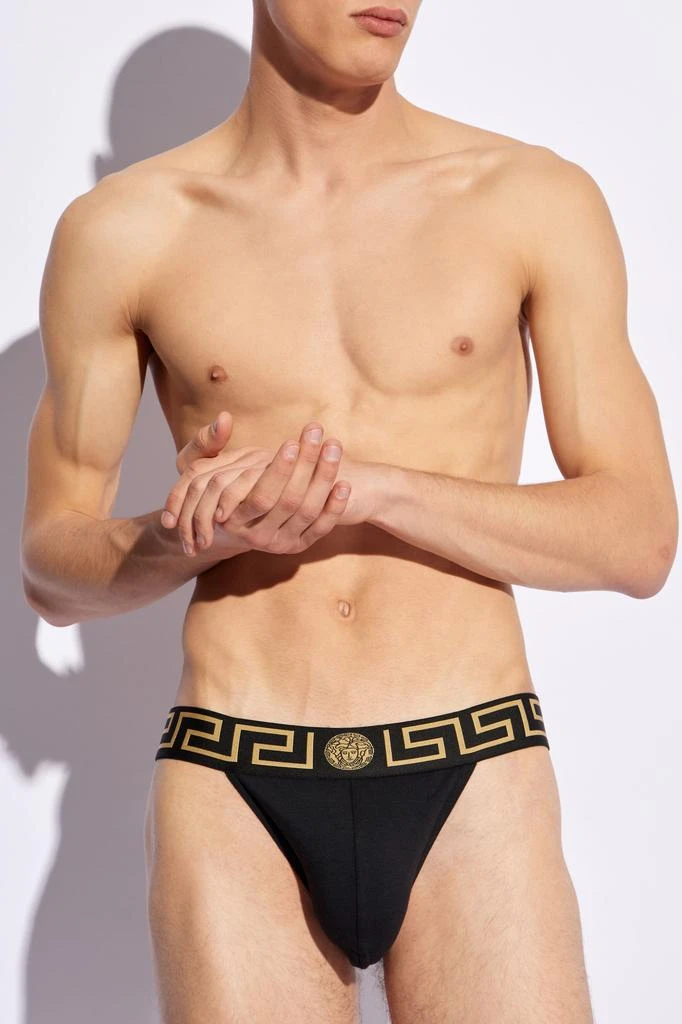 Versace Greek pattern jockstrap 2