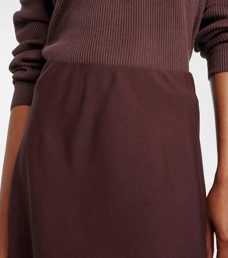Brunello Cucinelli Wool-blend midi skirt 4