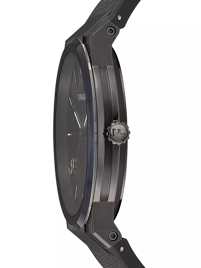 Salvatore Ferragamo Infinity Sapphire Stainless Steel & Woven Strap Watch/41MM 3