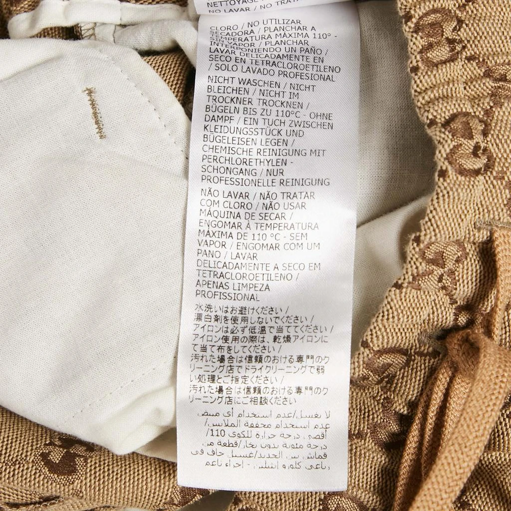 Gucci Gucci Brown GG Jacquard Canvas Track Pants M 6