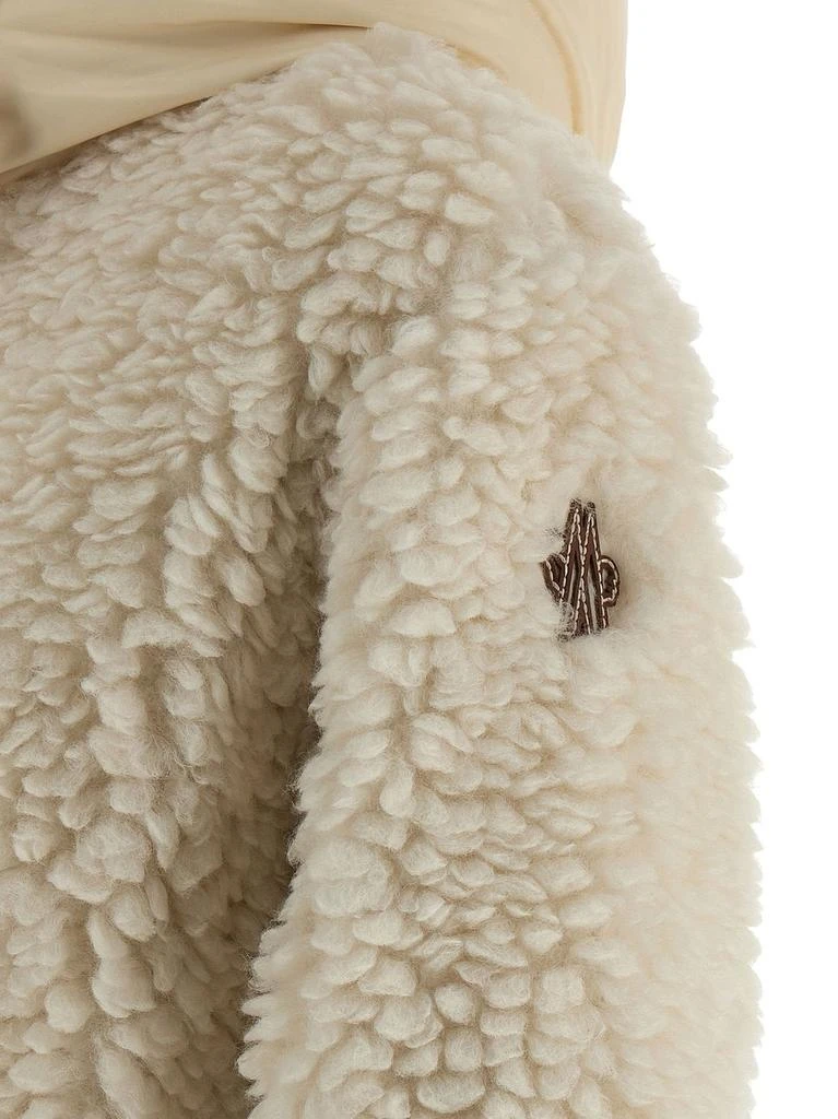 Moncler Moncler Grenoble Blavet Teddy Hooded Long Down Jacket 4