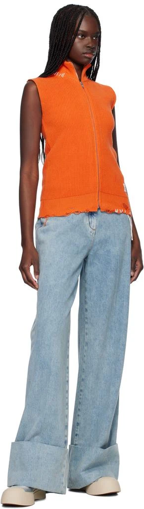 Marni Silver Leather Mary Jane Ballerina Flats 5