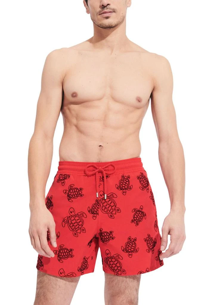 Vilebrequin Swim Trunks Ronde Des Tortues Flocked 2