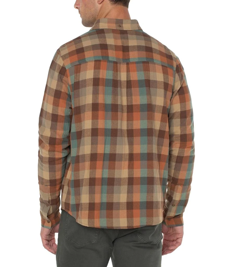 Liverpool Flannel Shirt with Button Collar 2