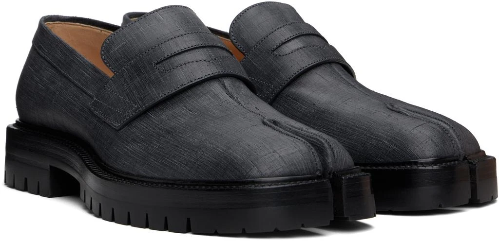 MAISON MARGIELA Gray Tabi County Loafers 4
