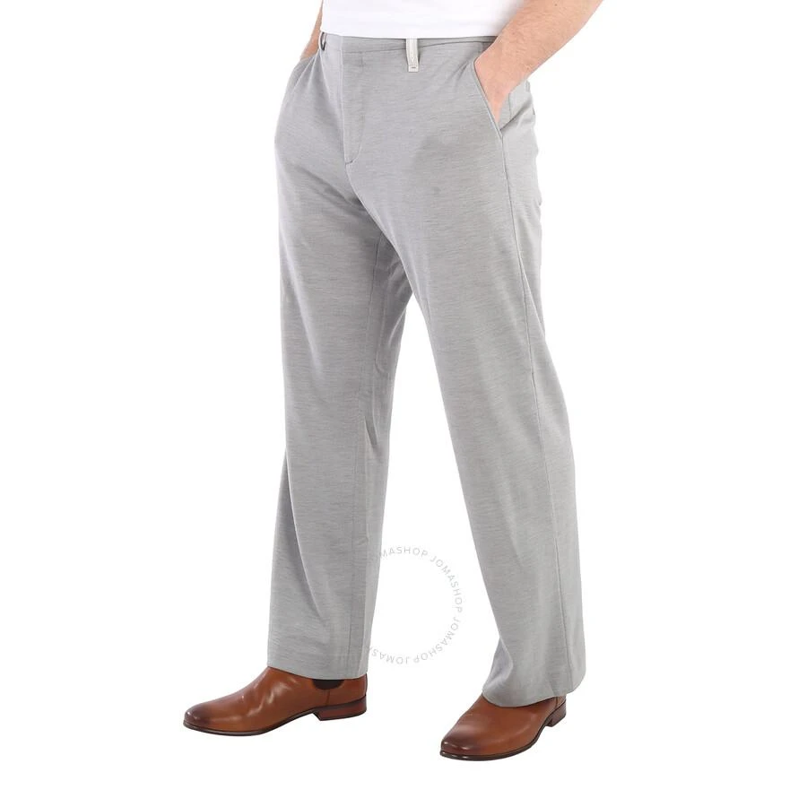 Burberry Men's Light Pebble Grey Cashmere Blend Jersey Wide-leg Pants 3