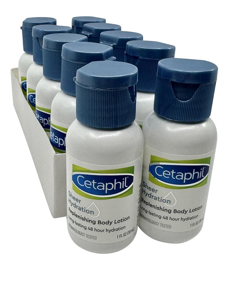 Cetaphil Cetaphil Sheer Hydration Replenishing Body Lotion All Skin Types 1 OZ Set of 10