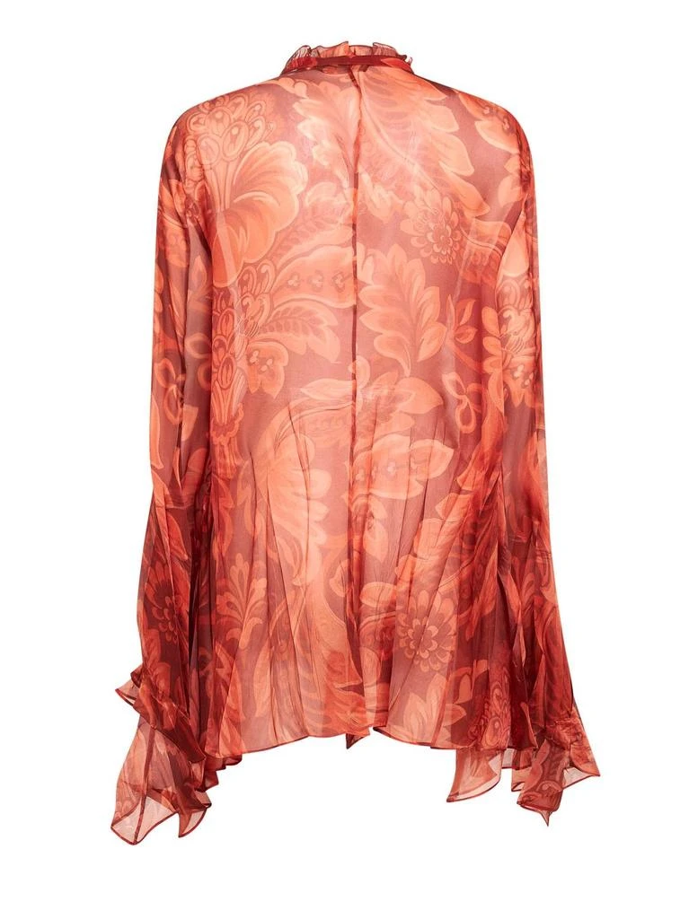 ETRO Etro Floral-Printed Pleated Shirt 2