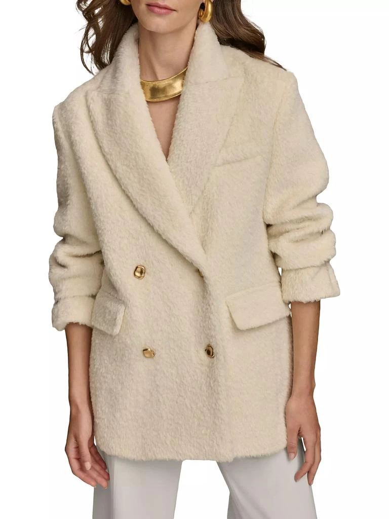 Donna Karan Faux-Fur Blazer 3